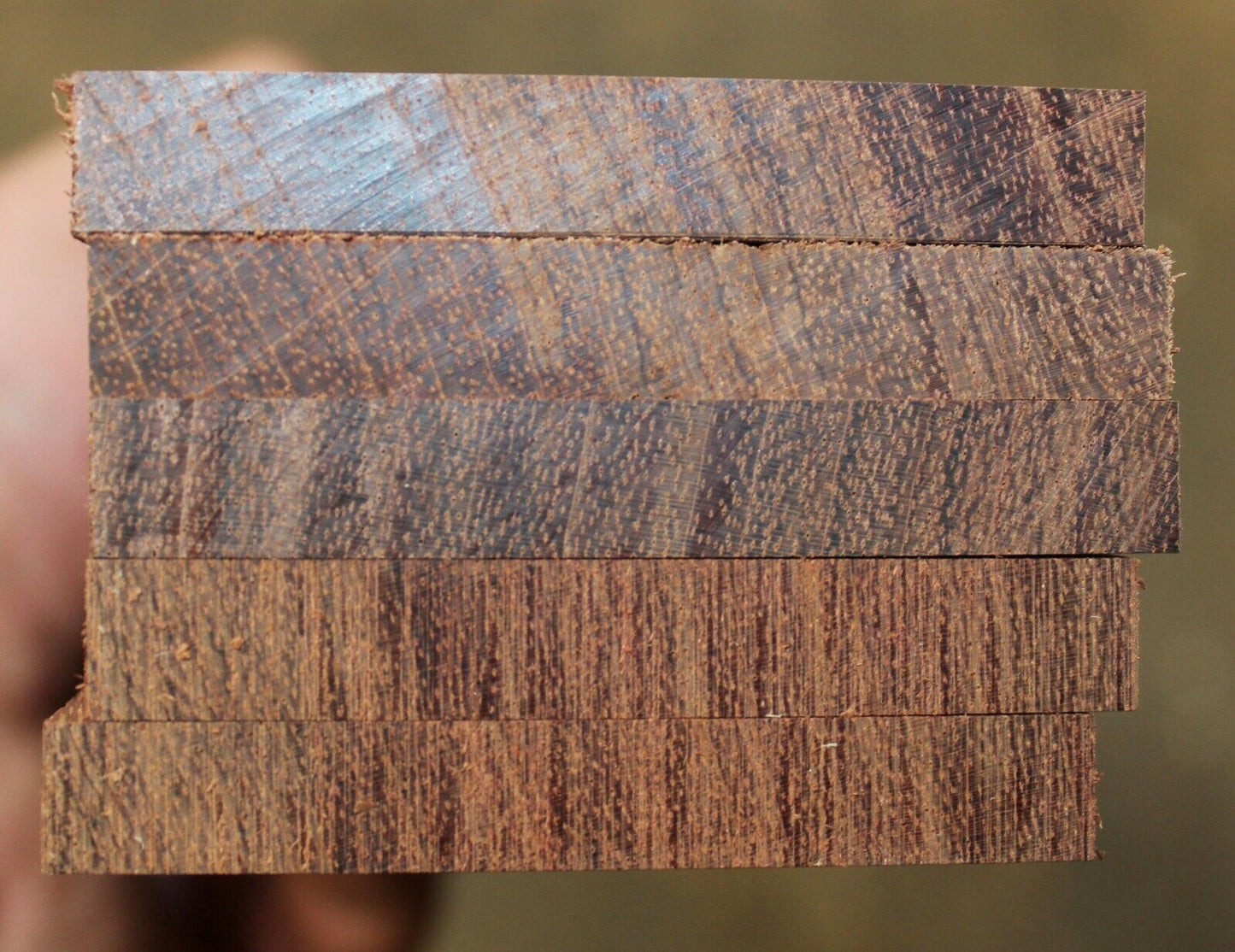 Bubinga quarter sawn guitar fingerboard blanks, sold individually.