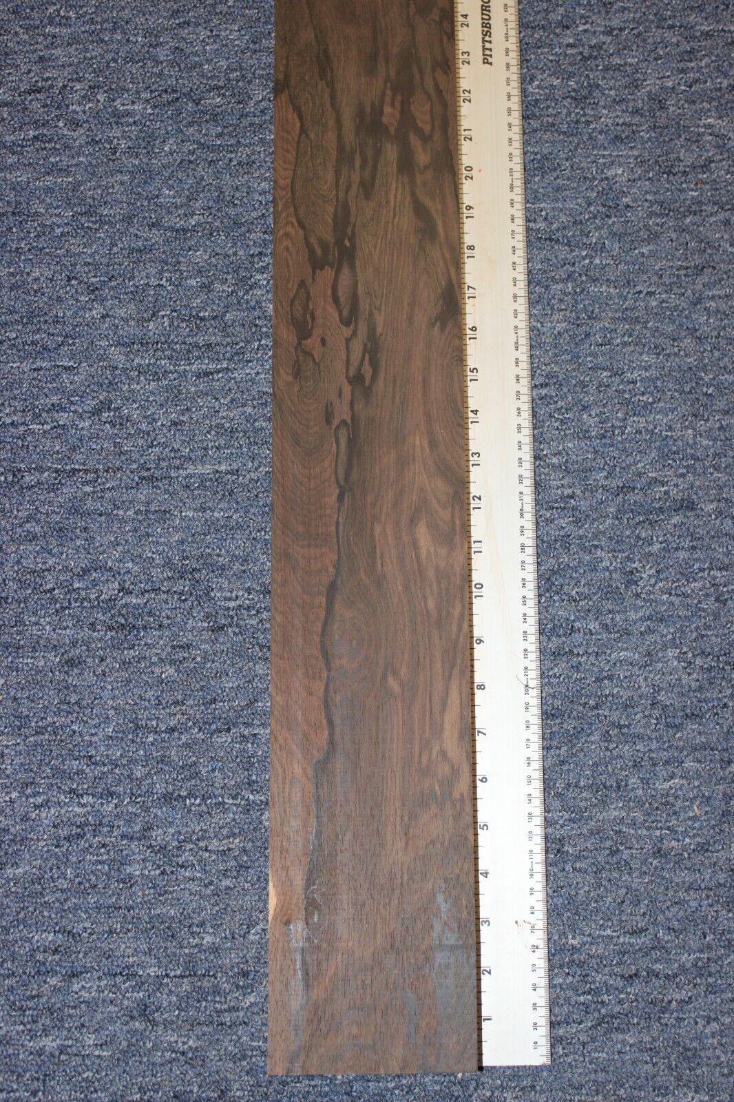 Ziricote board 37 X 4.125 X 1" flat sawn.
