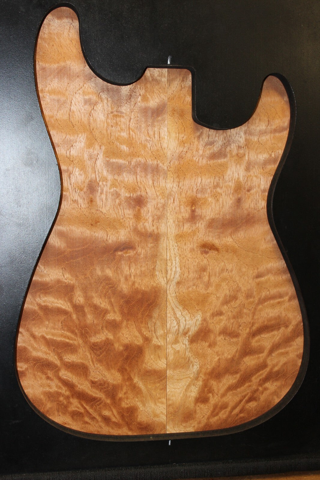 Figured spanish cedar guitar top. 0.42" thick