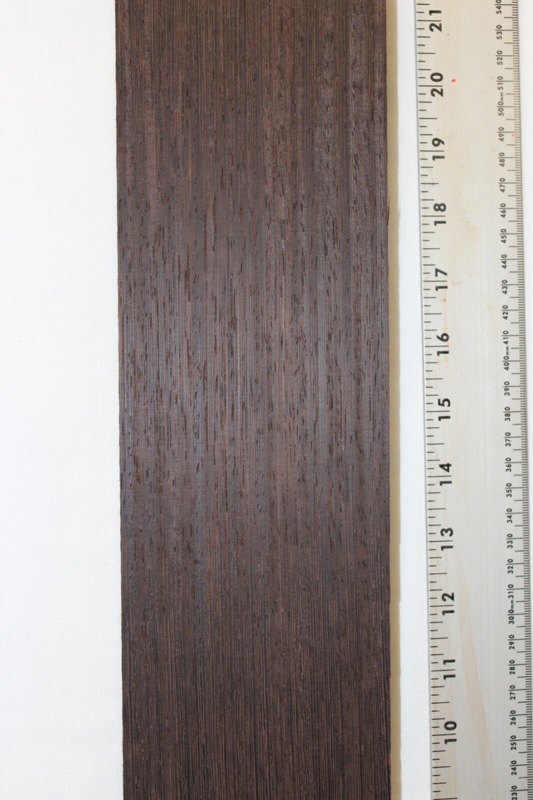 Wenge guitar neck blank. Nice straight vertical grain.