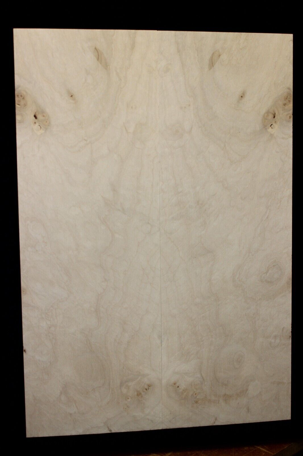 Silver maple, burl / lace figured guitar book matched top.