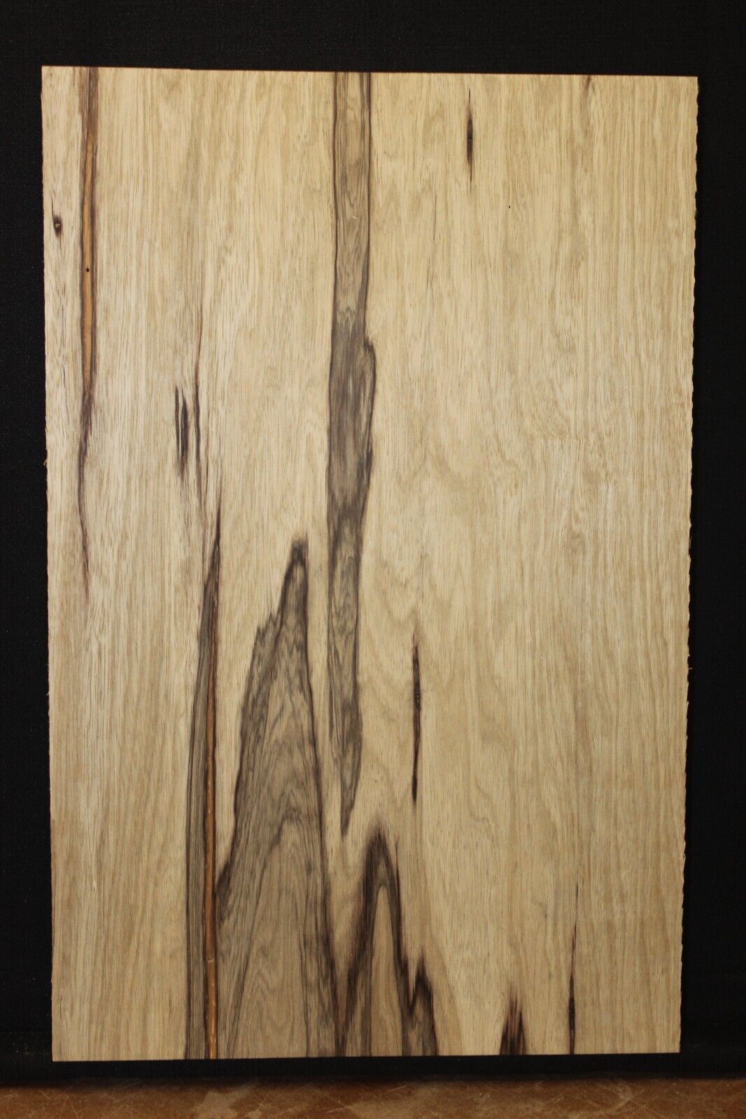 Black limba / korina one piece guitar body blank