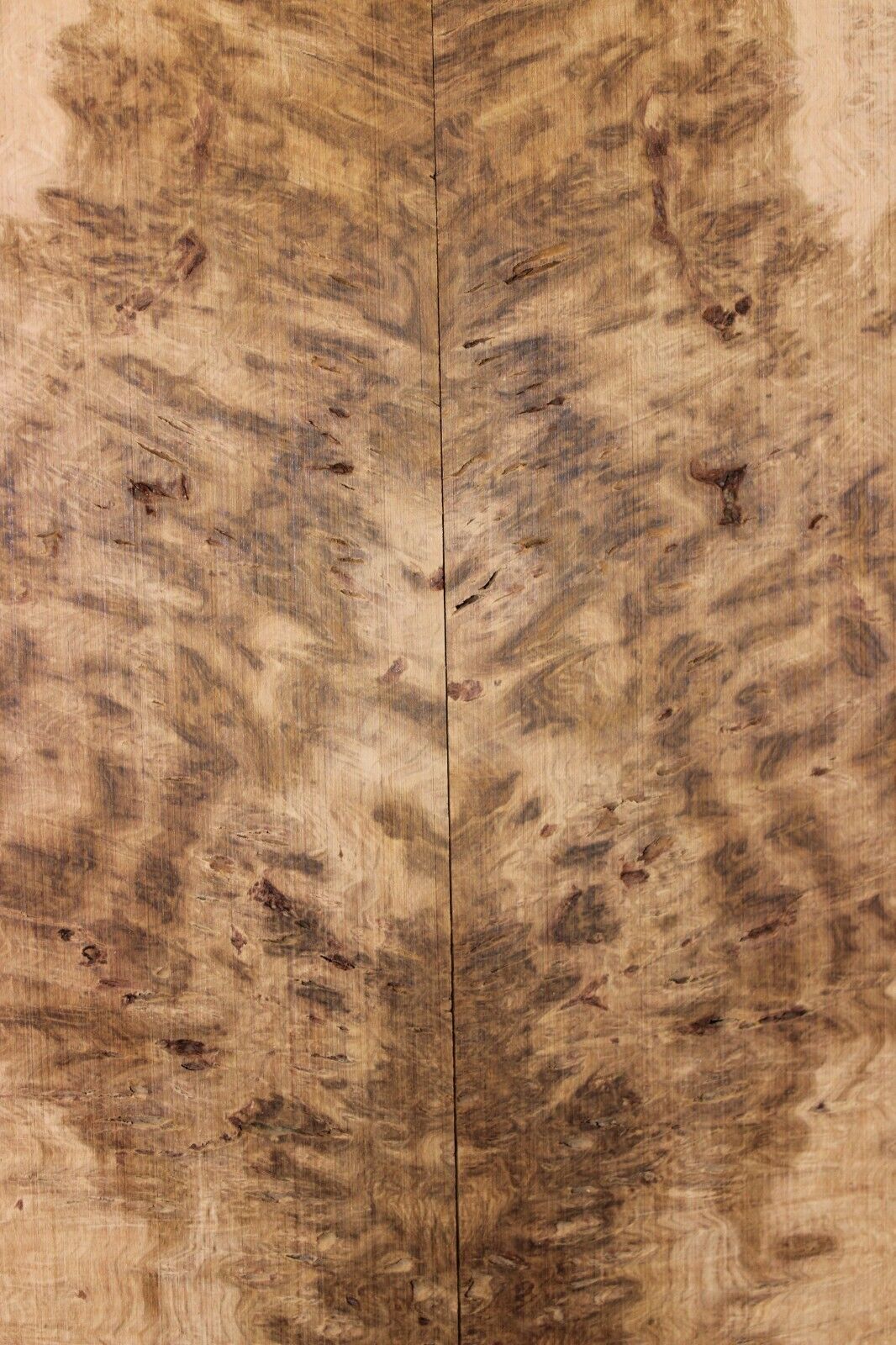 Smoked Scottish oak burl book matched guitar top. Personal stash piece.