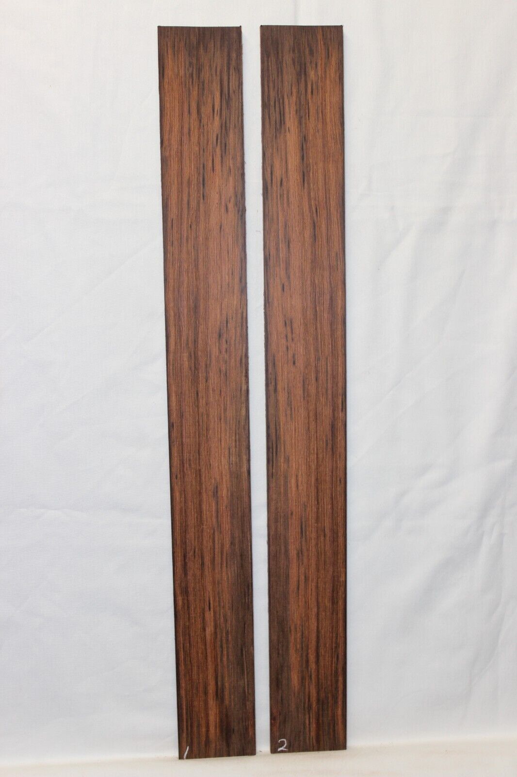 Madagascar rosewood bass fingerboard blank. Quarter sawn, sold individually