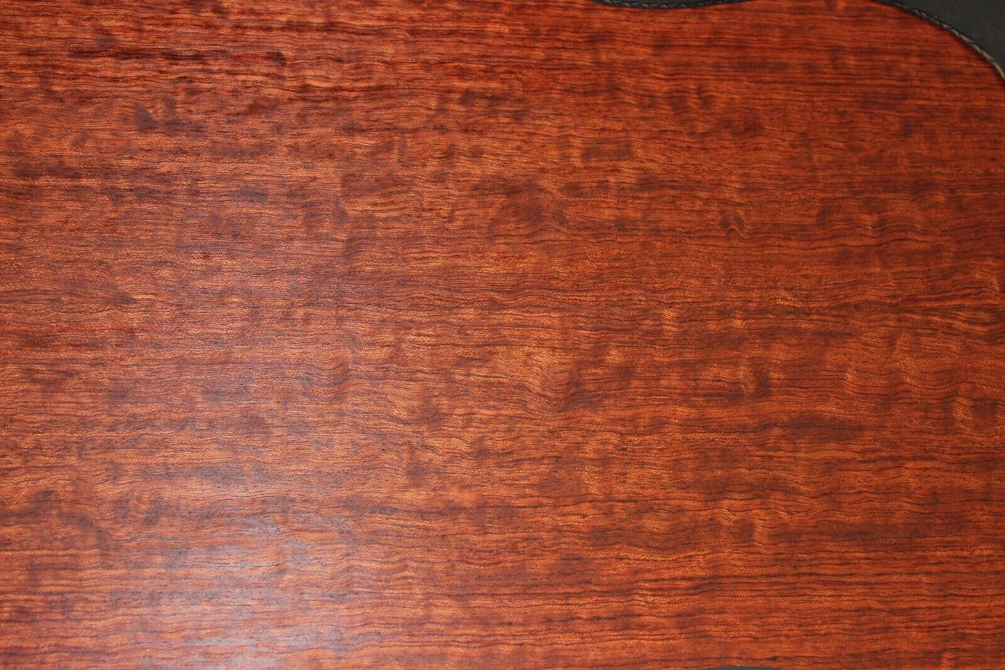 Figured bubinga dreadnought acoustic guitar back & side set. Fantastic color.