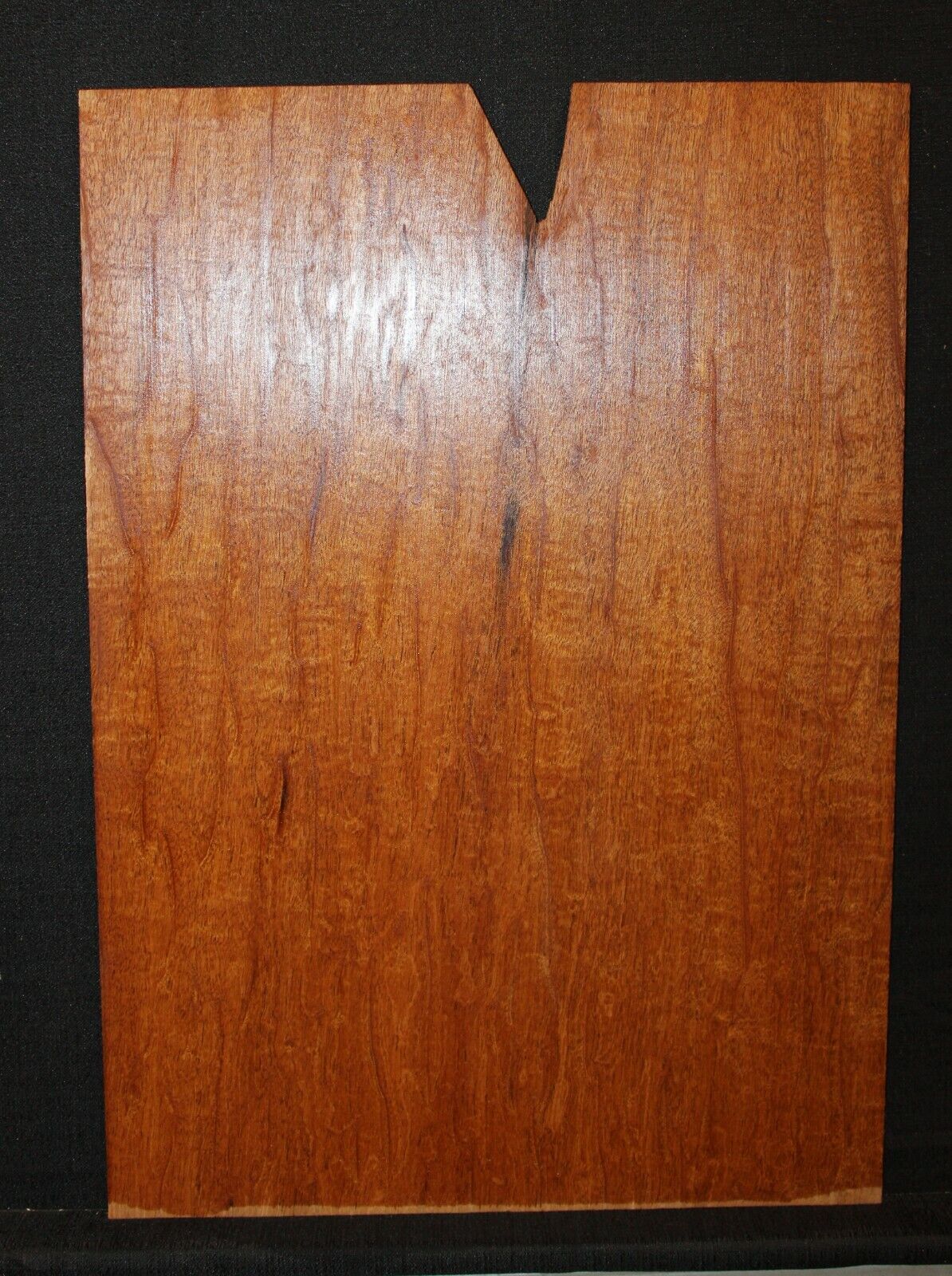 Figured genuine mahogany 1 piece electric guitar top.Stunning figure.