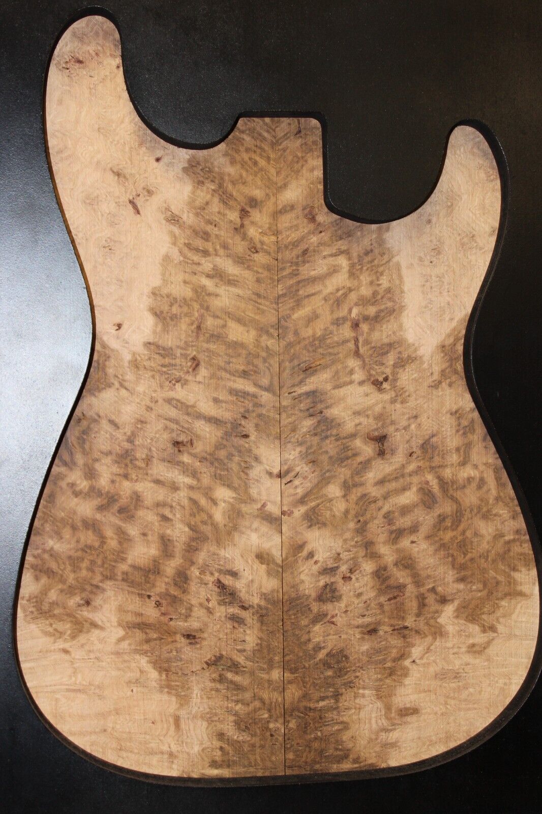 Smoked Scottish oak burl book matched guitar top. Personal stash piece.