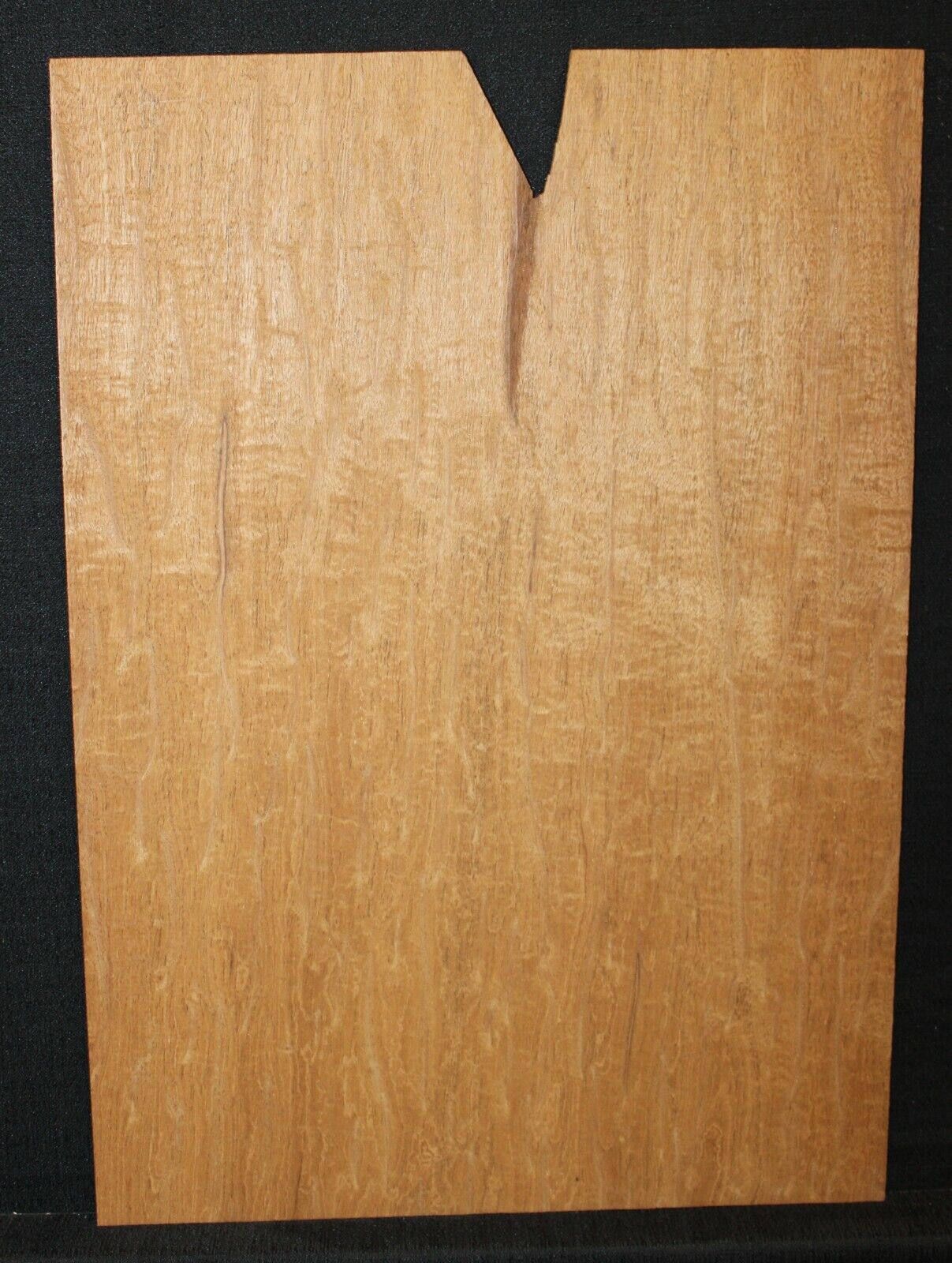 Figured genuine mahogany 1 piece electric guitar top.Stunning figure.