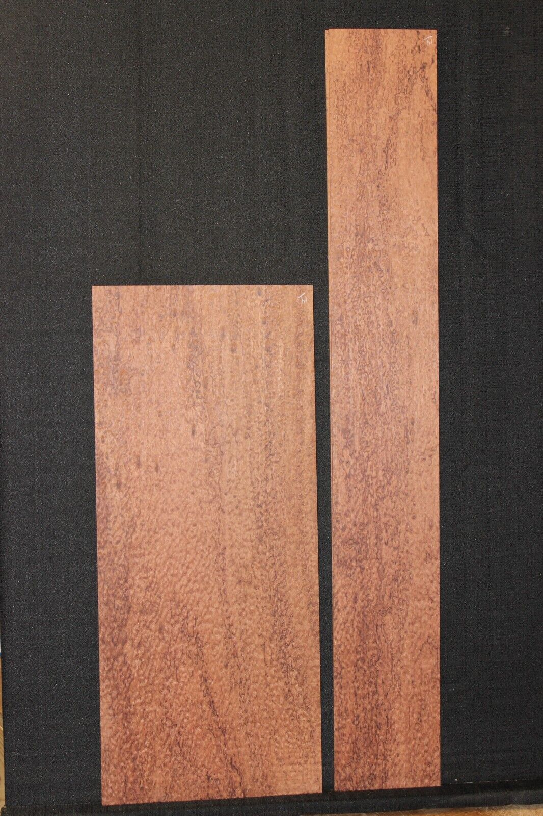 Pomelle figure bubinga back and side set. Solid 5A figure, as good as it gets