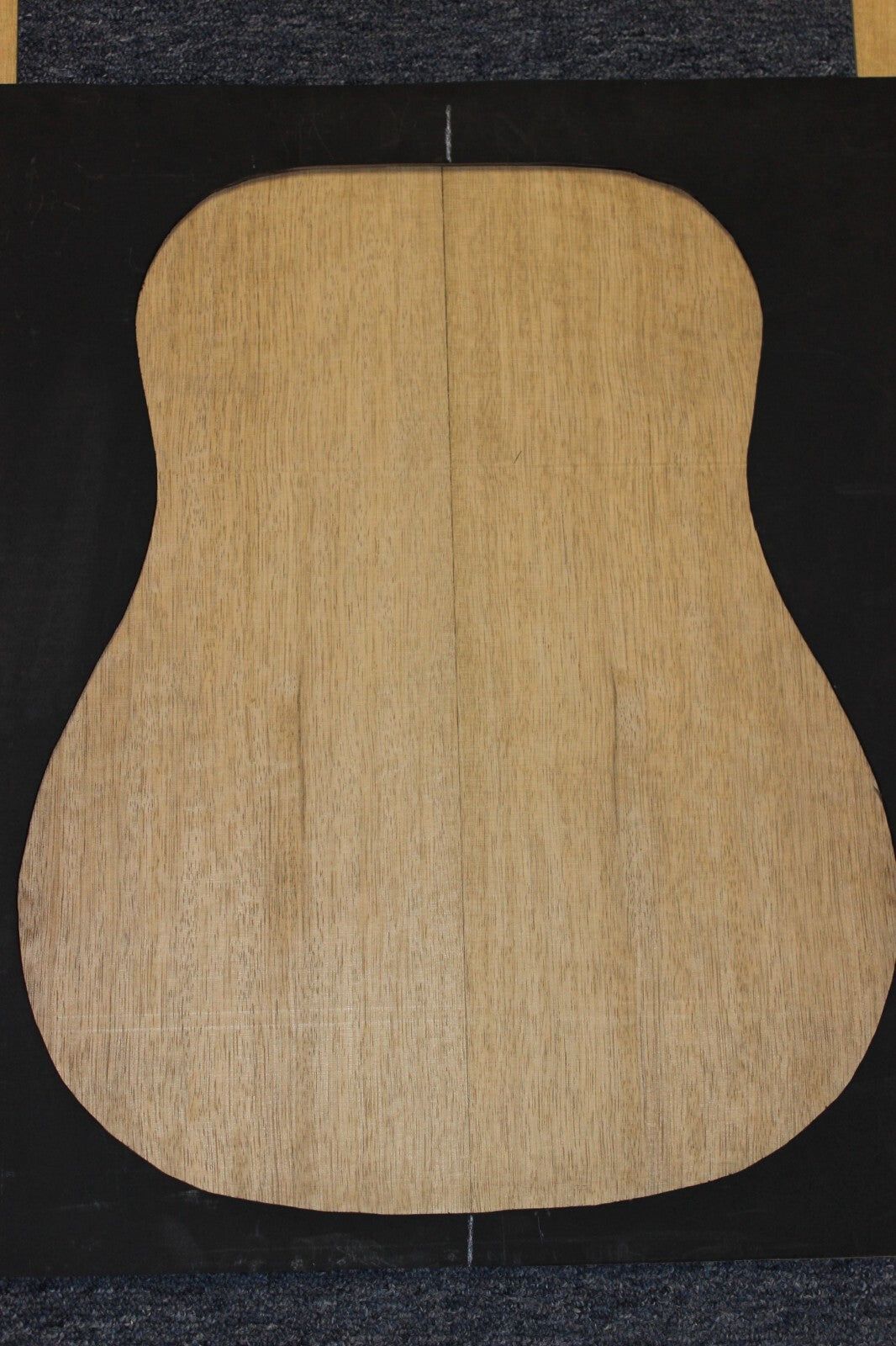 Quarter sawn white limba / korina acoustic back and side set. Dread size