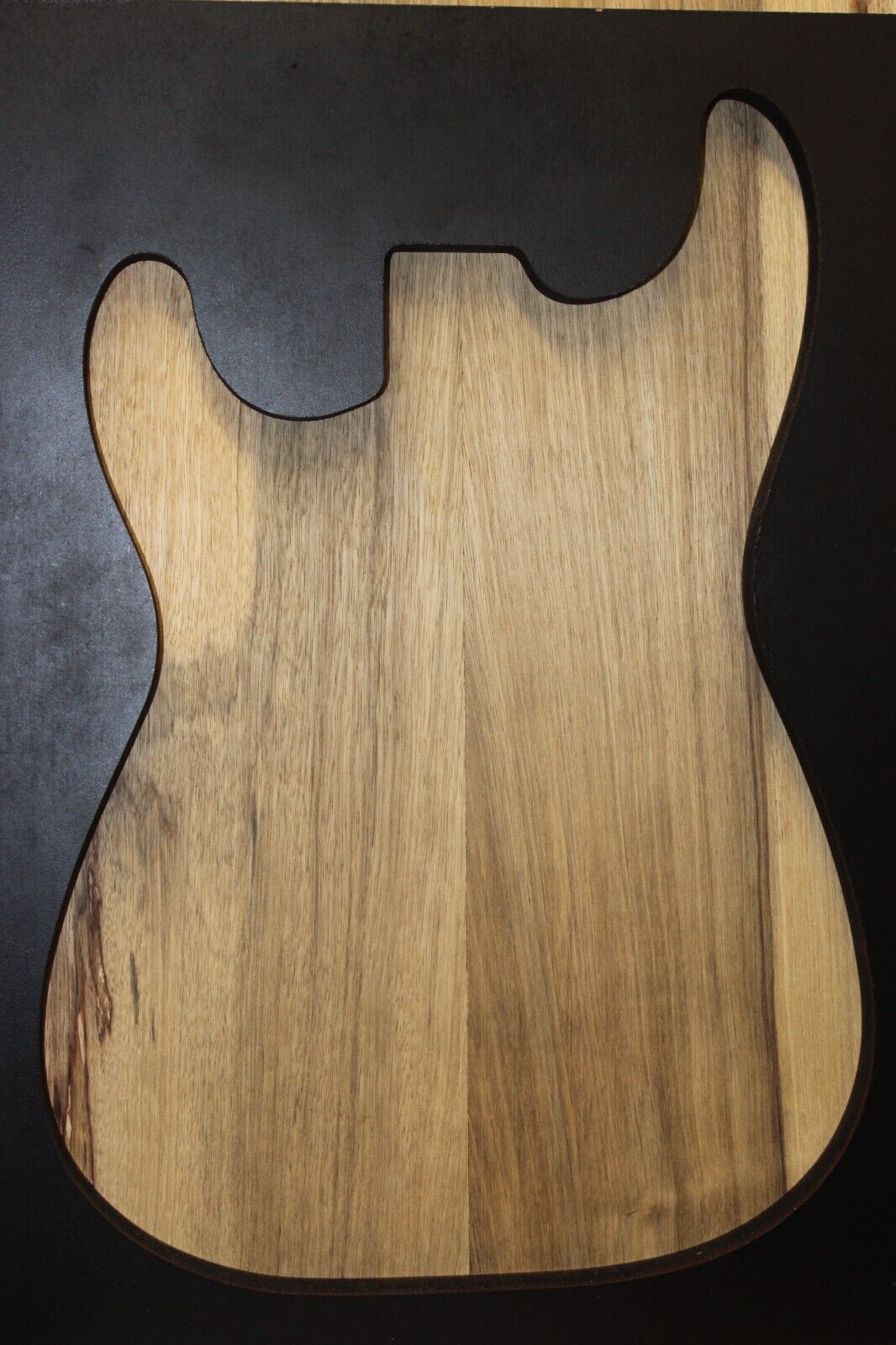 Black Limba AKA korina guitar body blank 2 piece UN-GLUED.