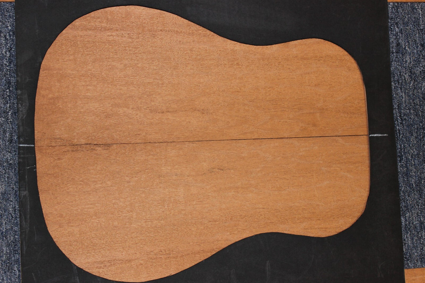 Figured genuine mahogany guitar back and side set.