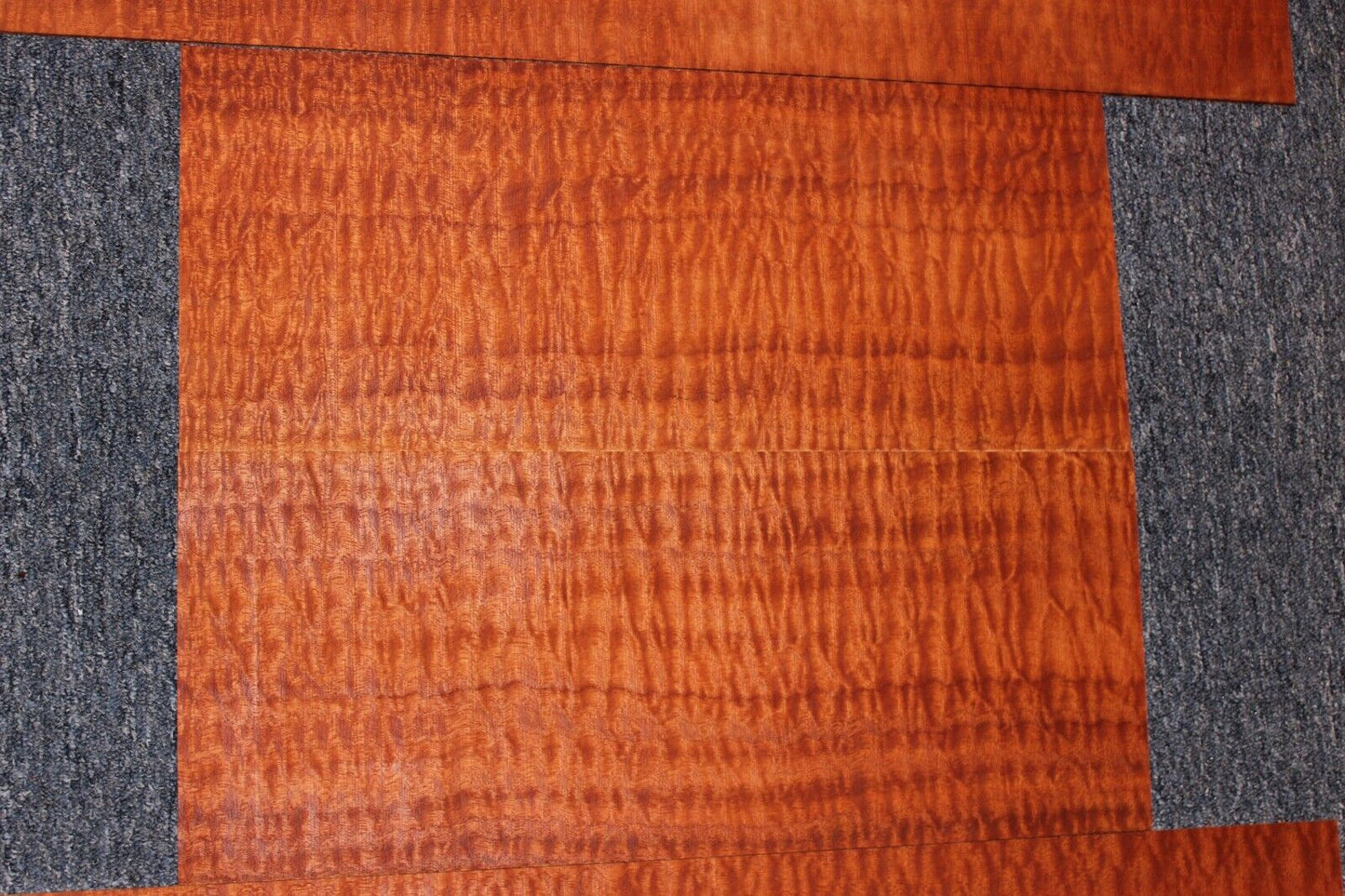 Quilted sapele mahogany dreadnought back and side set. Master grade, stunning!