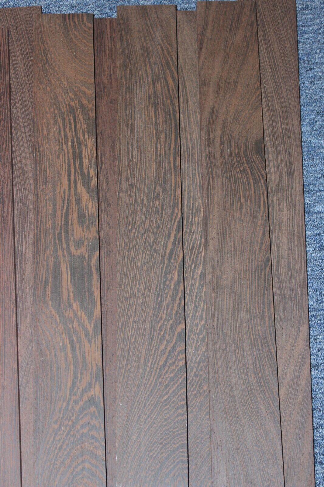 Second grade wenge fingerboard blanks, sold individually.