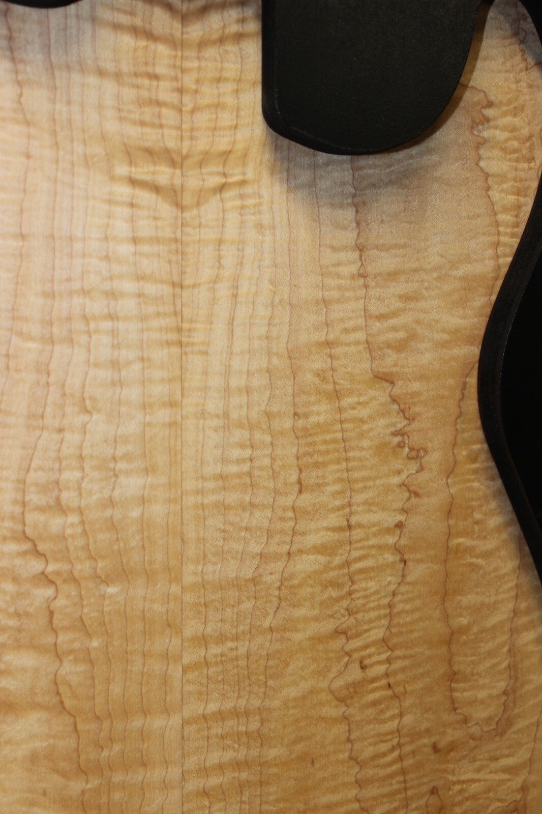 Hard curly maple book matched guitar top. 0.38" thick