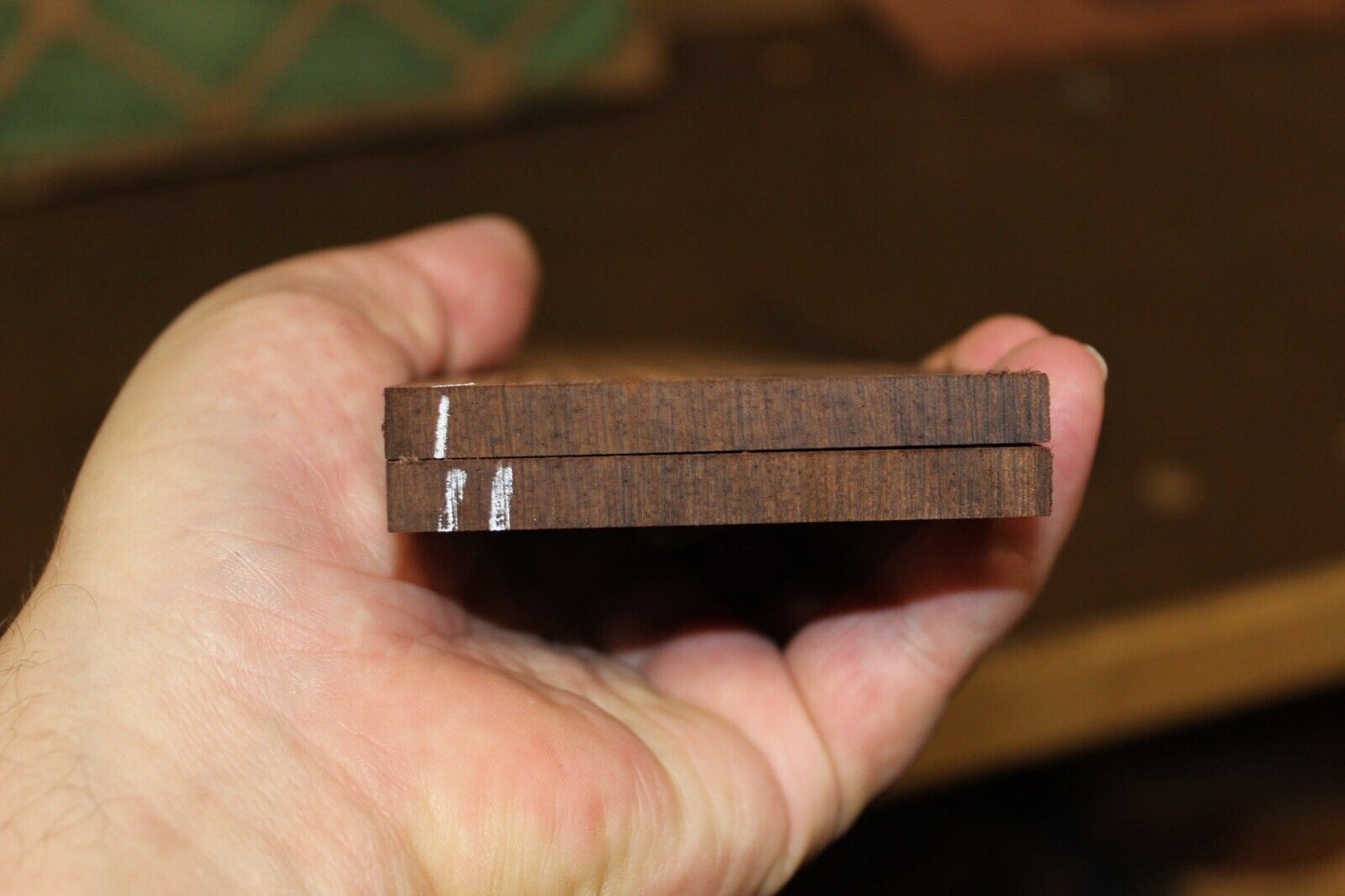 Madagascar rosewood bass fingerboard blank. Quarter sawn, sold individually
