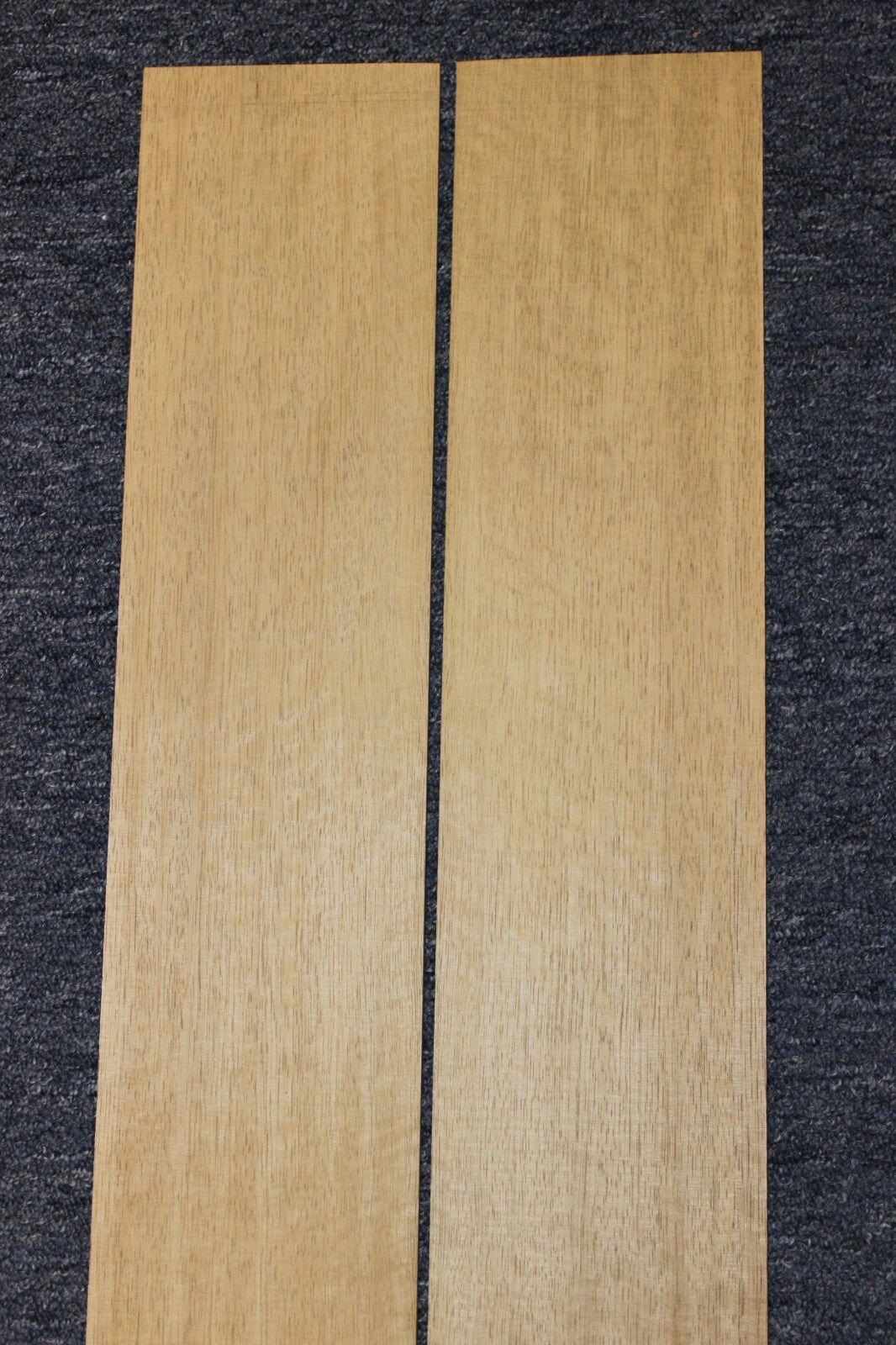 Quarter sawn white limba / korina acoustic back and side set. Dread size