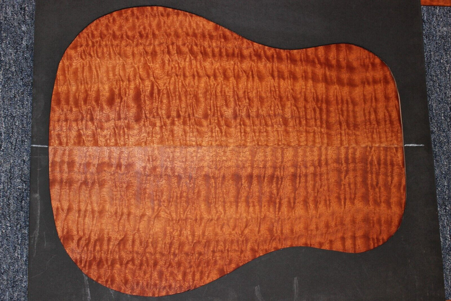 Quilted sapele mahogany dreadnought back and side set. Master grade, stunning!