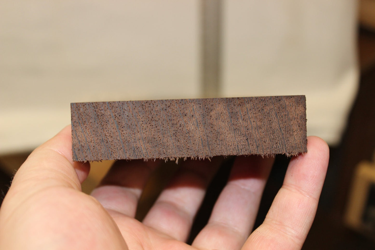 Wenge quarter sawn guitar neck blank. Select grade