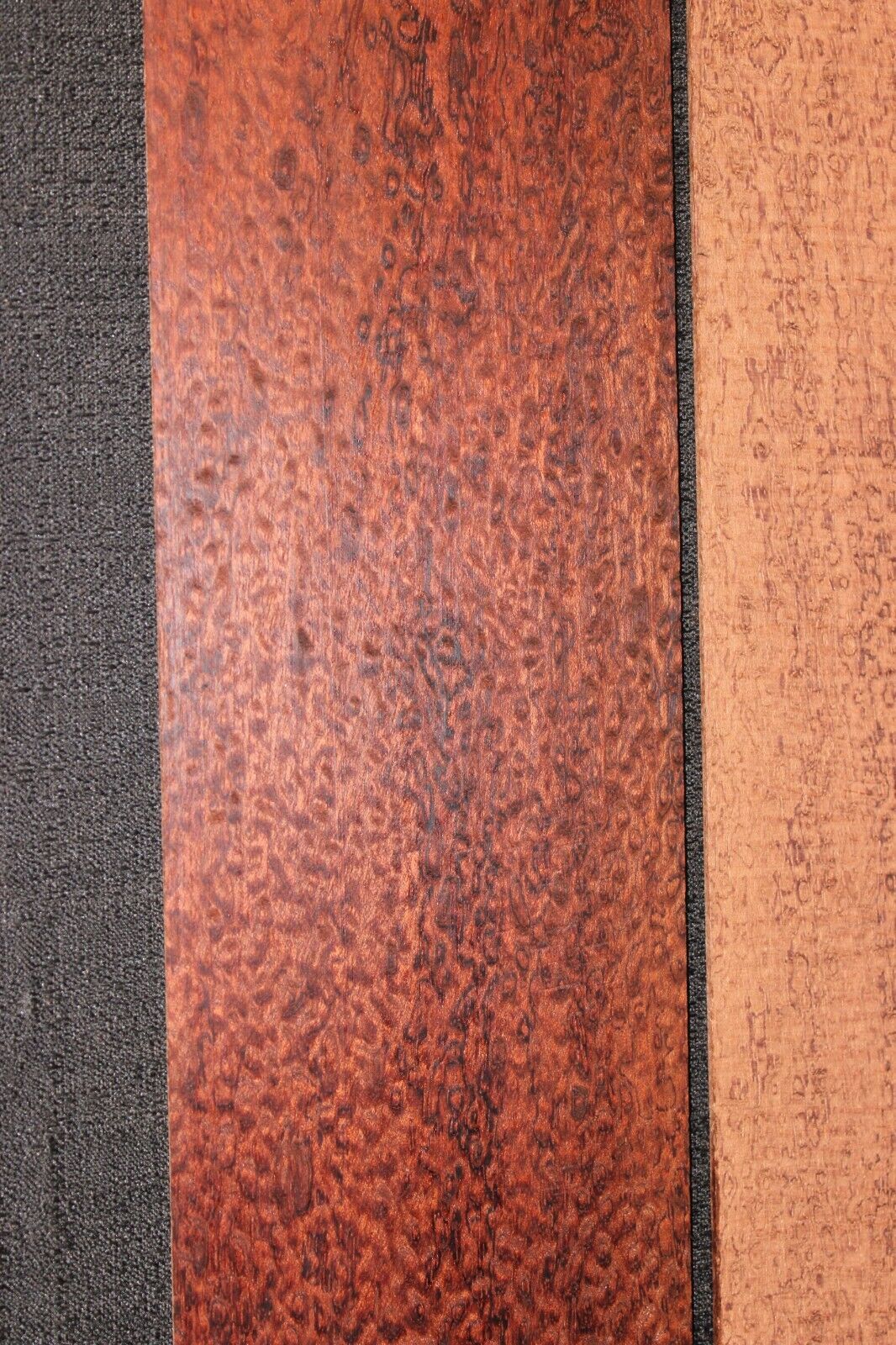Pomelle figure bubinga back and side set. Solid 5A figure, as good as it gets
