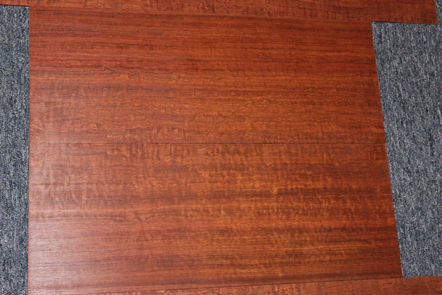Figured bubinga dreadnought acoustic guitar back & side set.