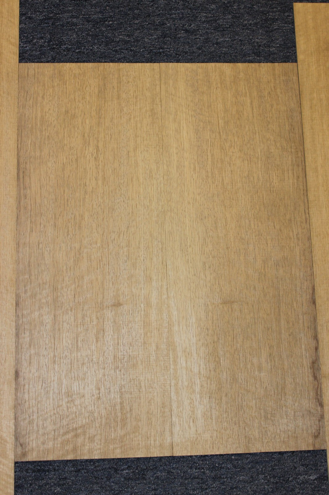 Quarter sawn white limba / korina acoustic back and side set. Dread size