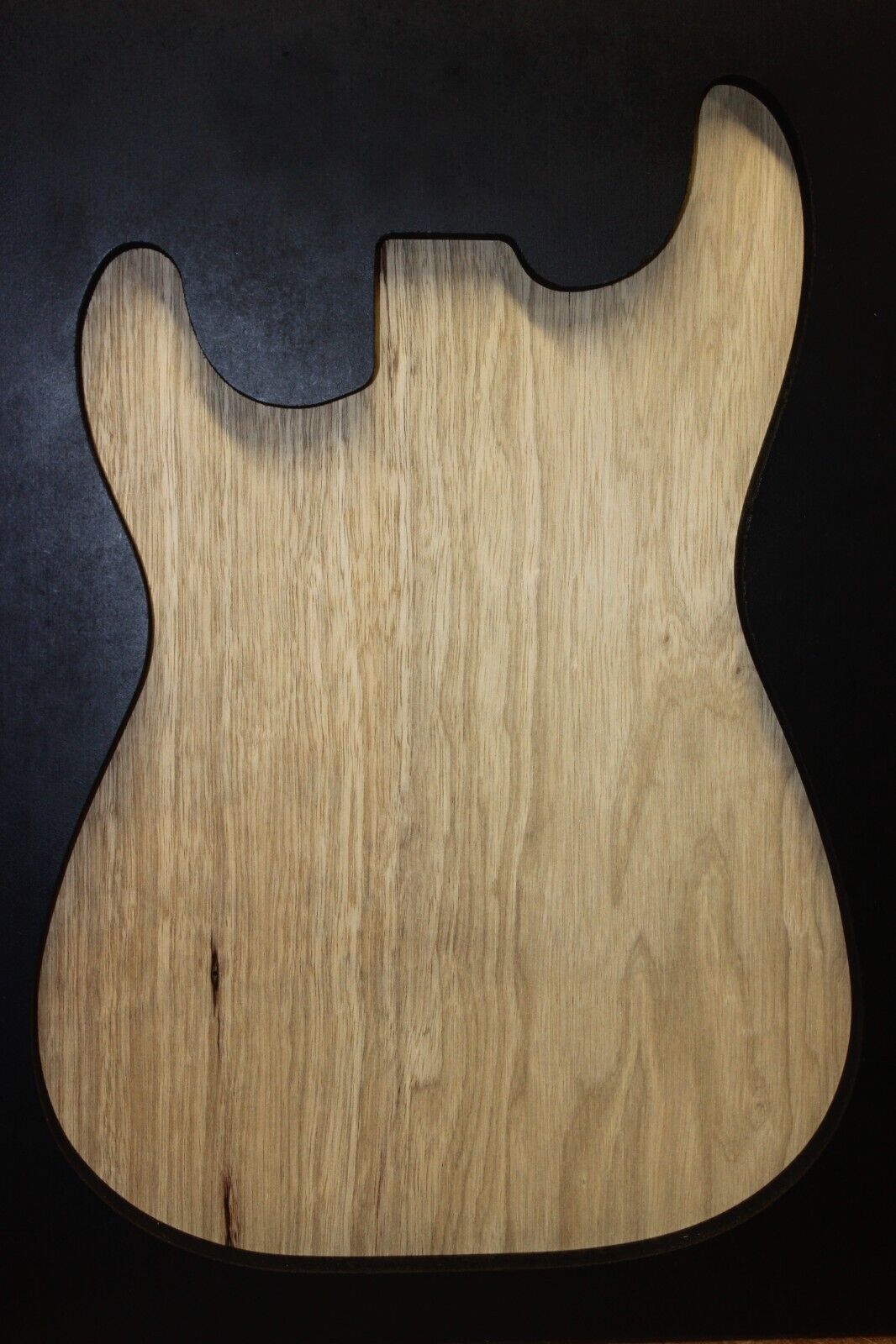 Black limba / korina one piece guitar body blank