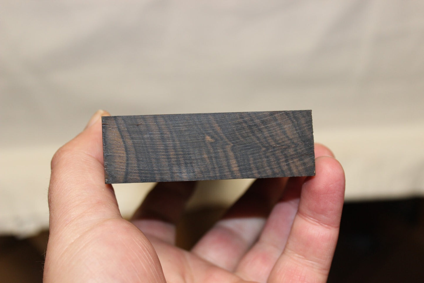 Macassar ebony board 20.25 X 3.125 X 1" kiln dried 7% MC.
