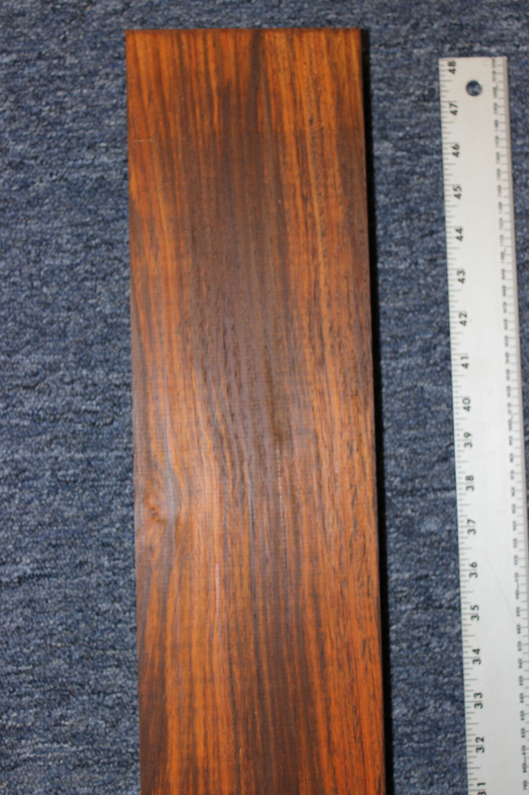 Cocobolo rosewood board 47.75 X 5.25 X 1.71"
