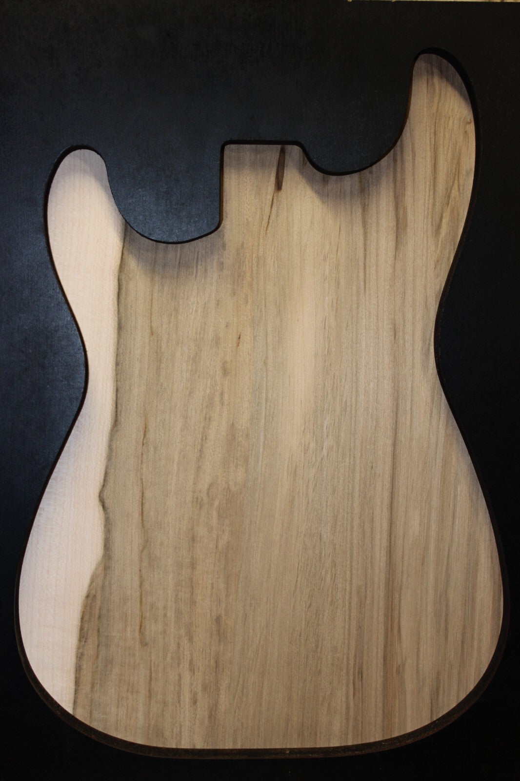 Ambrosia maple guitar body blank 1pc.