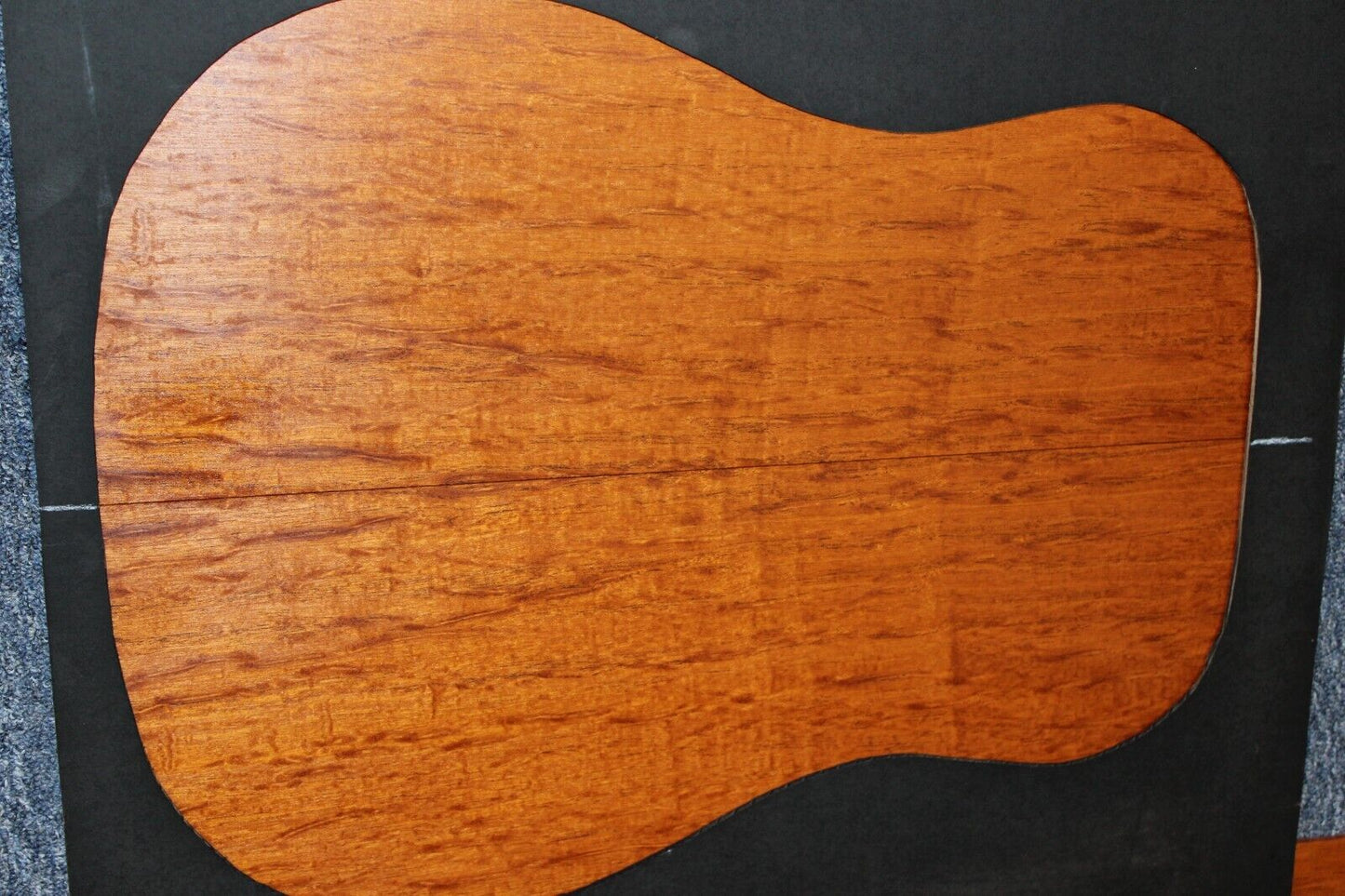 Figured genuine mahogany guitar back and side set.