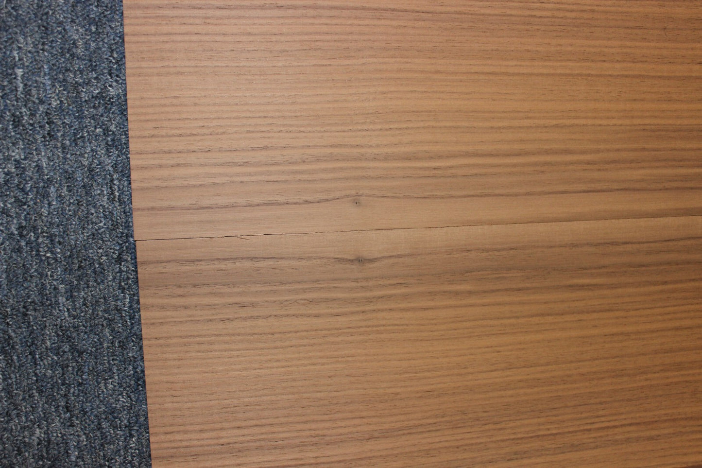 Second grade black walnut dreadnought size guitar back and side set.