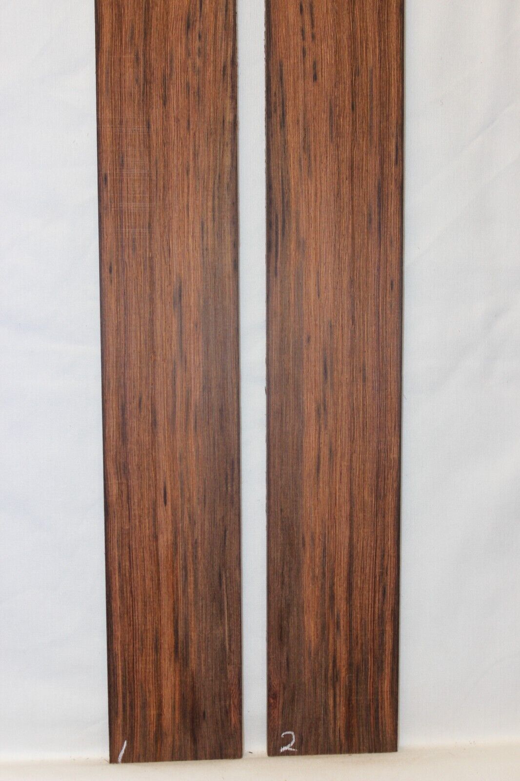 Madagascar rosewood bass fingerboard blank. Quarter sawn, sold individually
