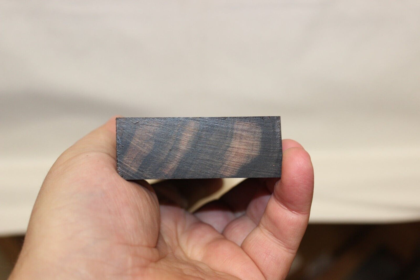 Macassar ebony board 17 X 2.75 X 1" kiln dried 7% MC.