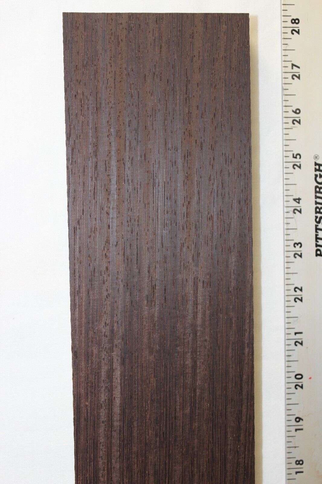 Wenge guitar neck blank. Nice straight vertical grain.