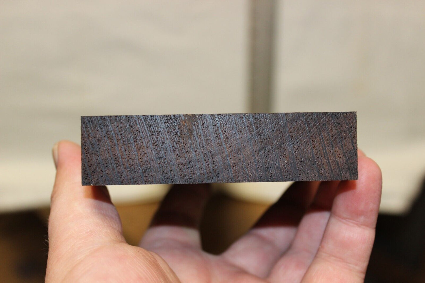Wenge guitar neck blank. Nice straight vertical grain.