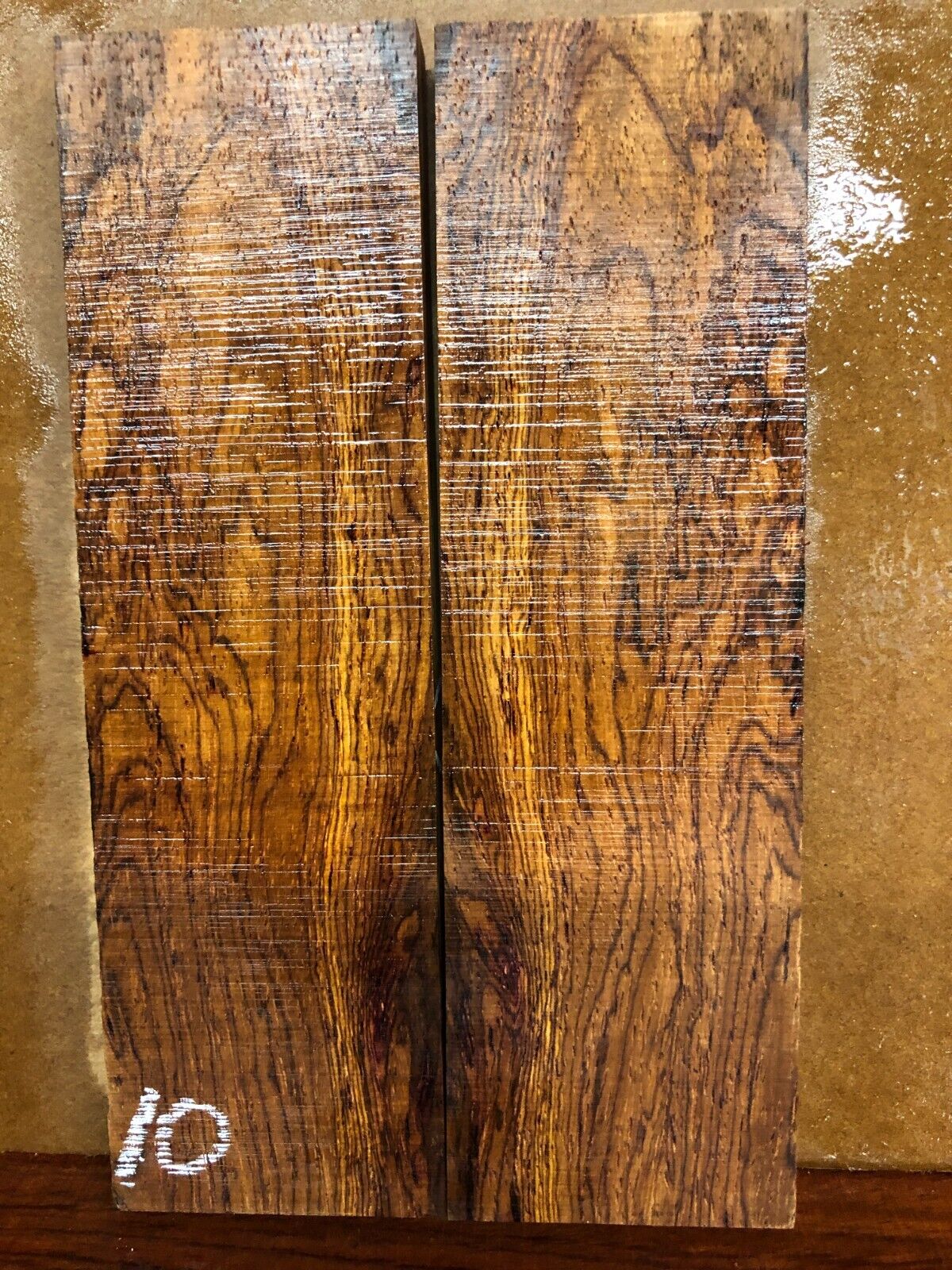 Cocobolo knife scale, gun grip. 6 X 1.75 X 0.42" you pick the set you want.
