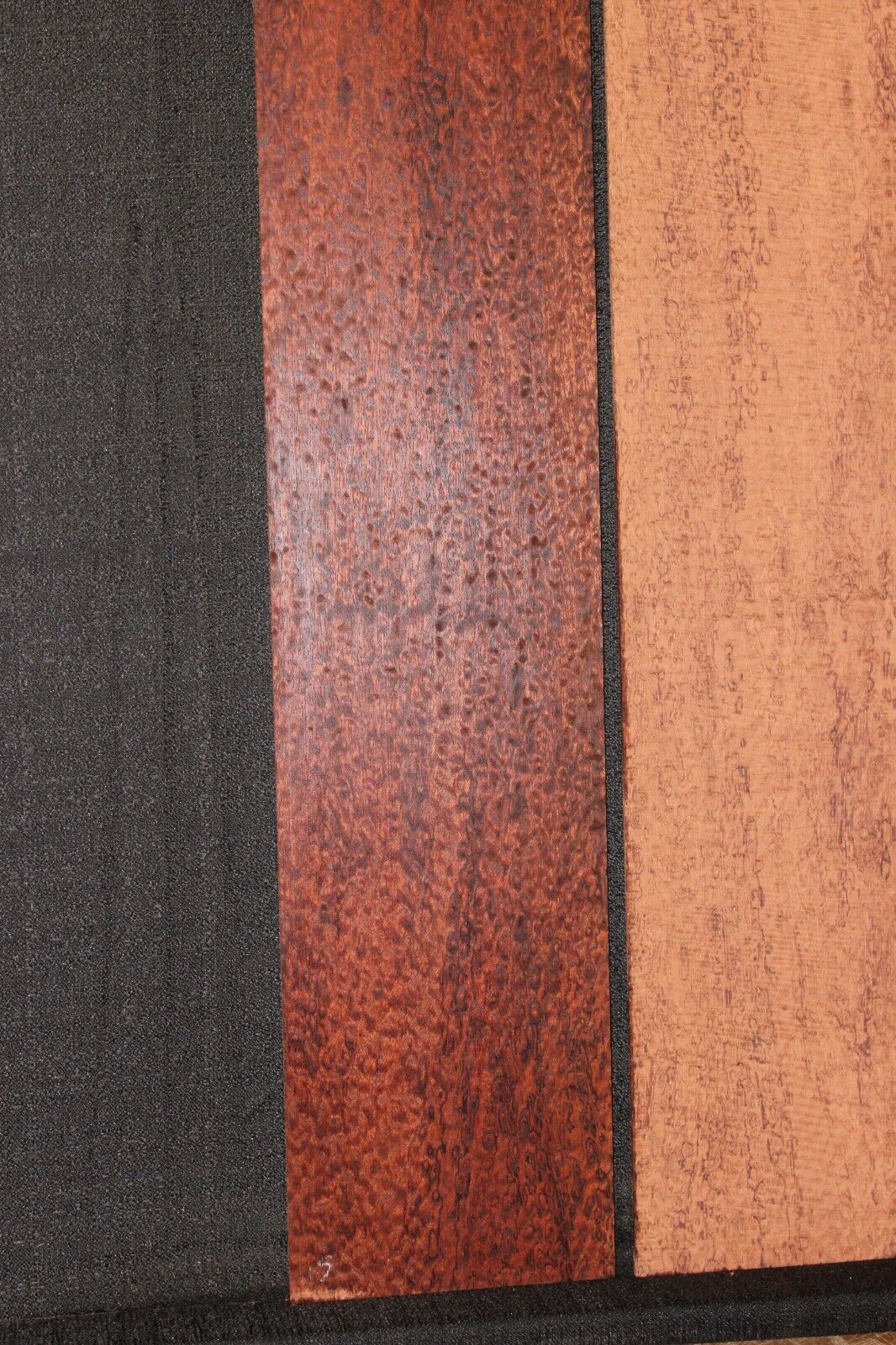 Pomelle figure bubinga back and side set. Solid 5A figure, as good as it gets