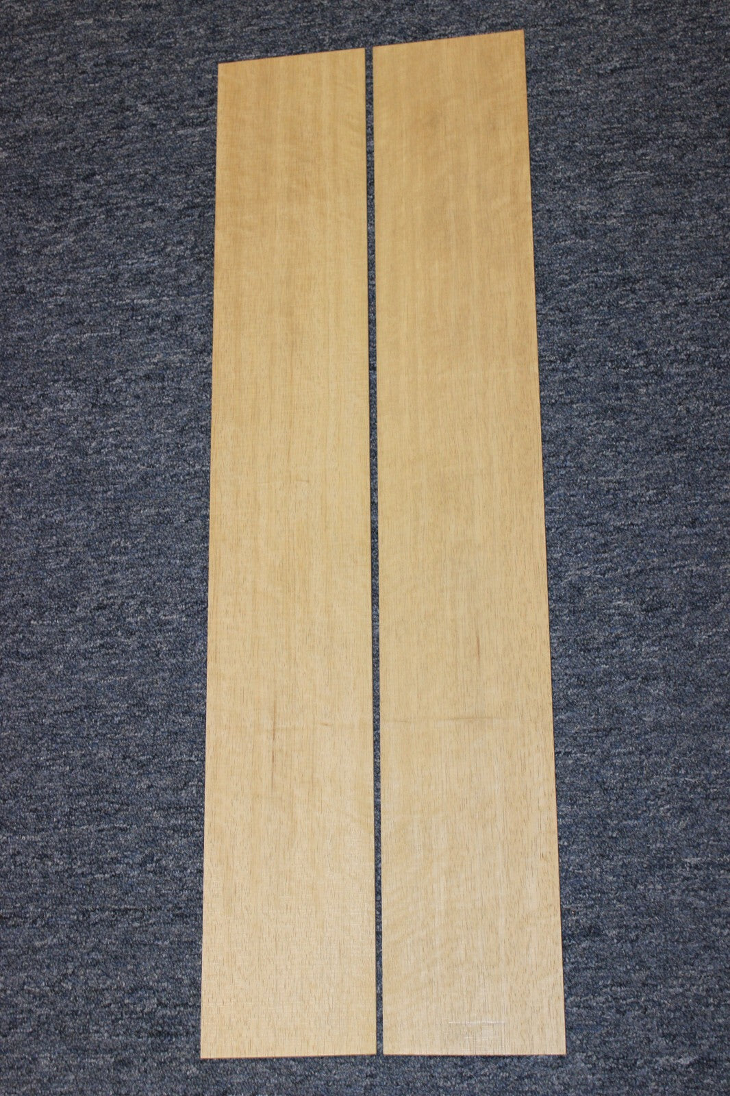 Quarter sawn white limba / korina acoustic back and side set. Dread size