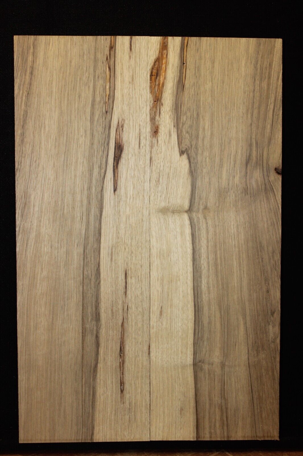 Black limba AKA korina guitar body blank 2 piece UN-GLUED. 1/4 sawn