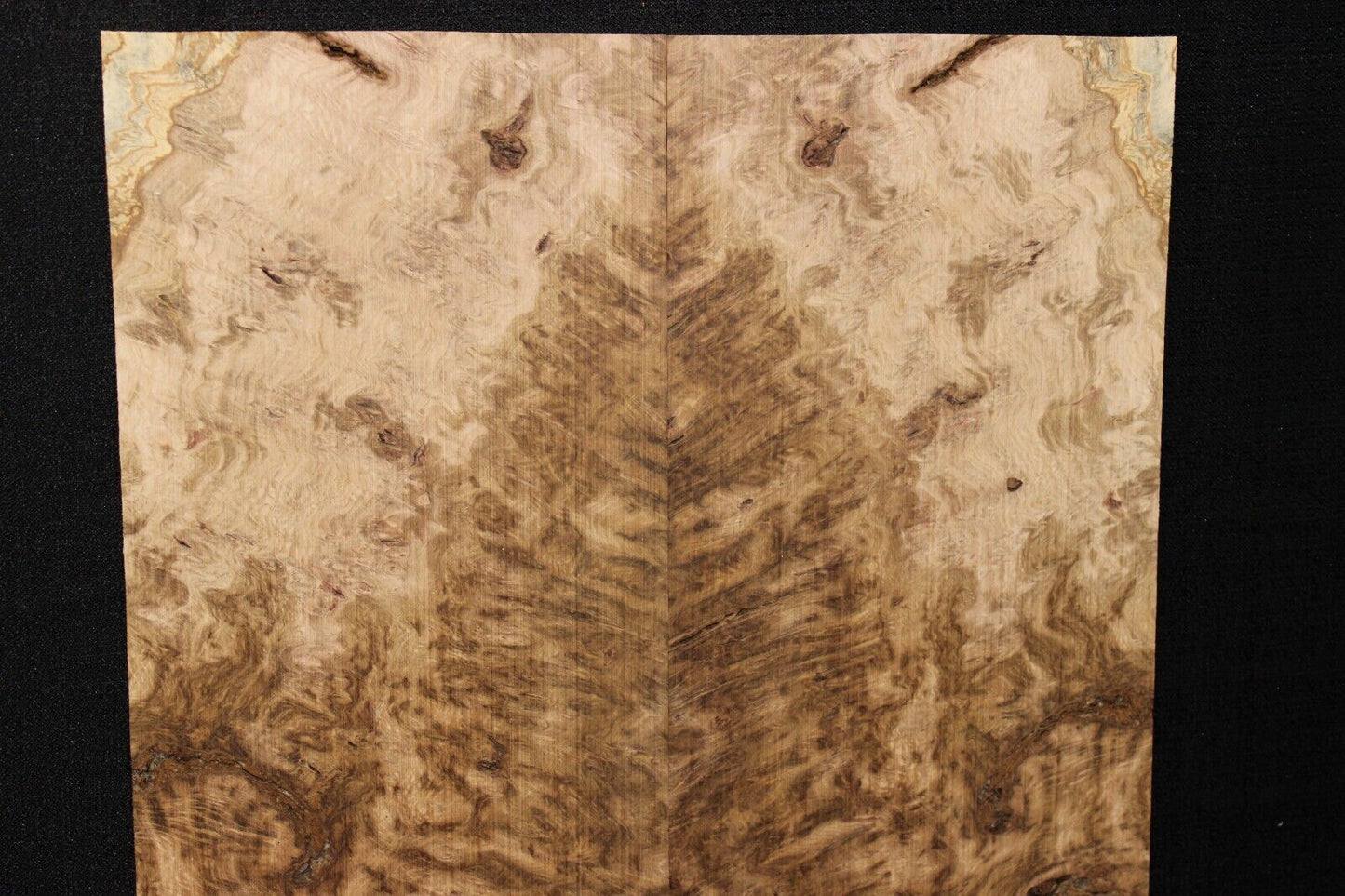Smoked Scottish oak burl book matched guitar top. Personal stash piece.