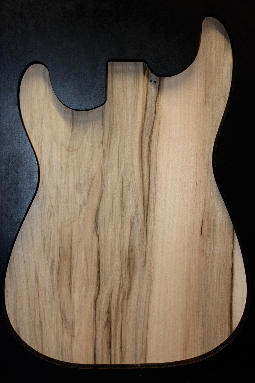 Ambrosia maple guitar body blank 1pc.