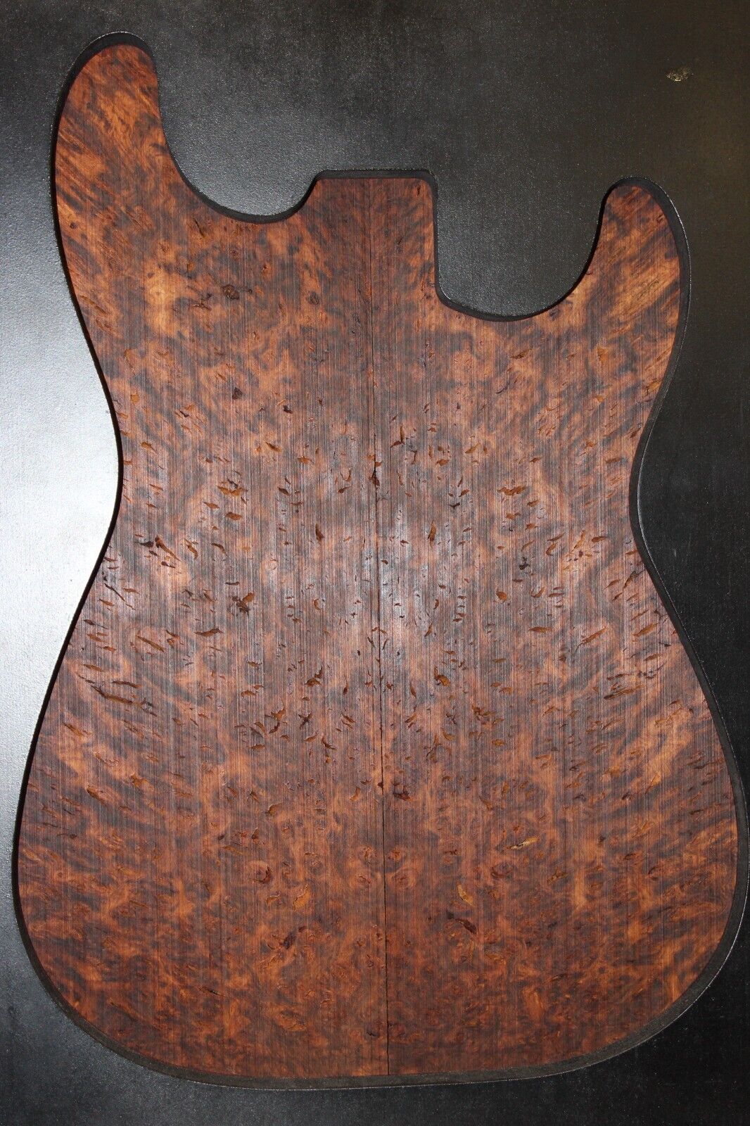 Smoked Scottish oak burl book matched guitar top. Personal stash piece.