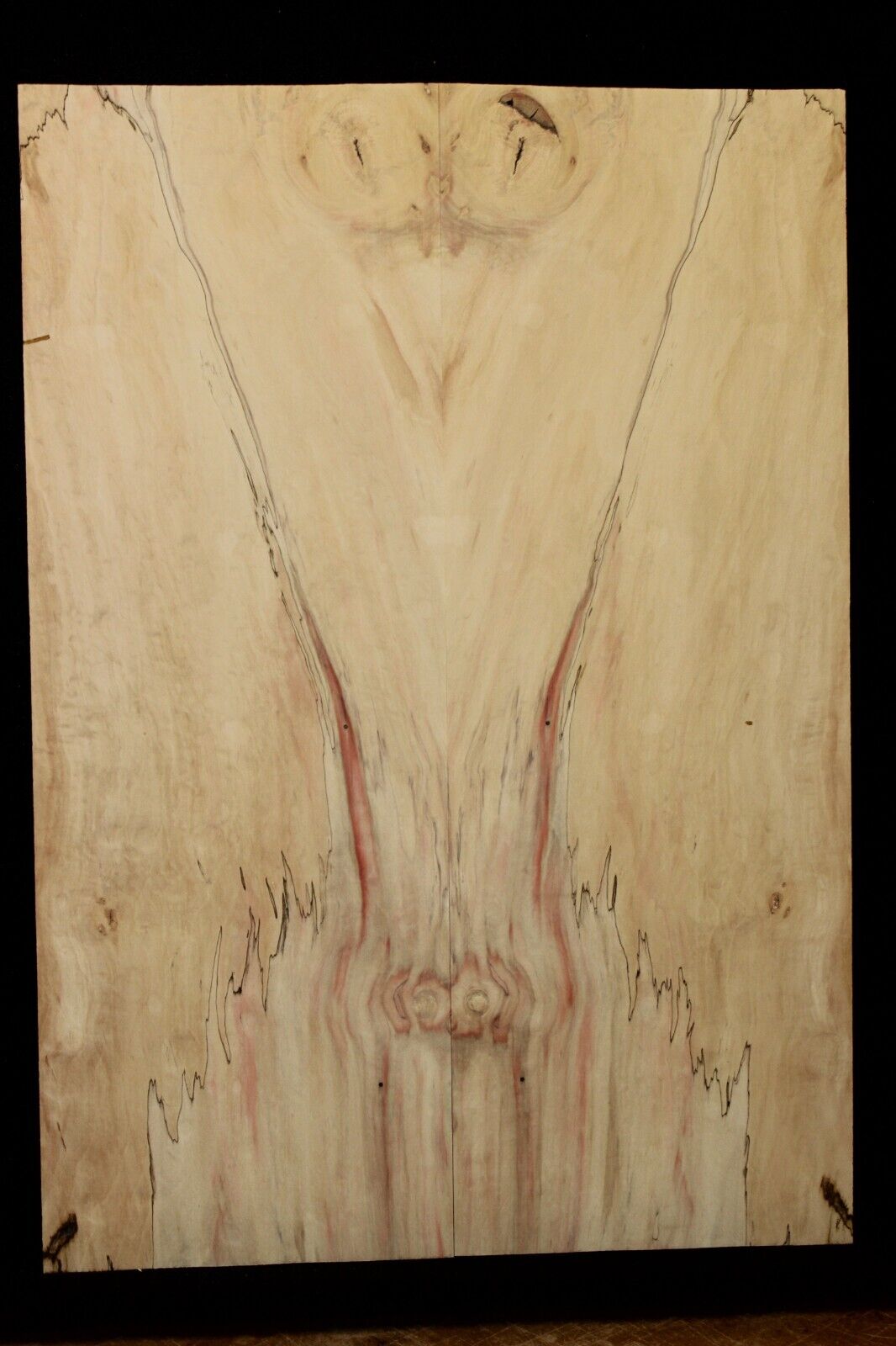 Figured box elder maple book matched guitar top. Stunning set