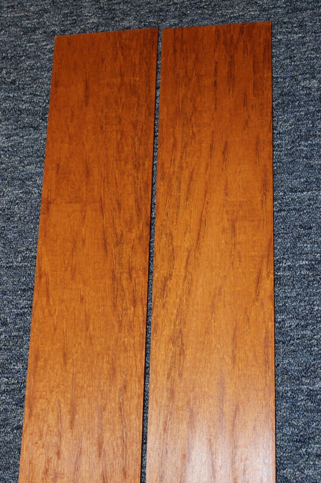 Figured genuine mahogany guitar back and side set.