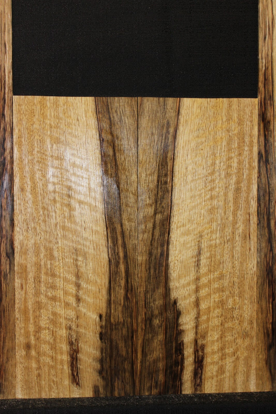 Figured limba / korina tenor ukulele back and side set.