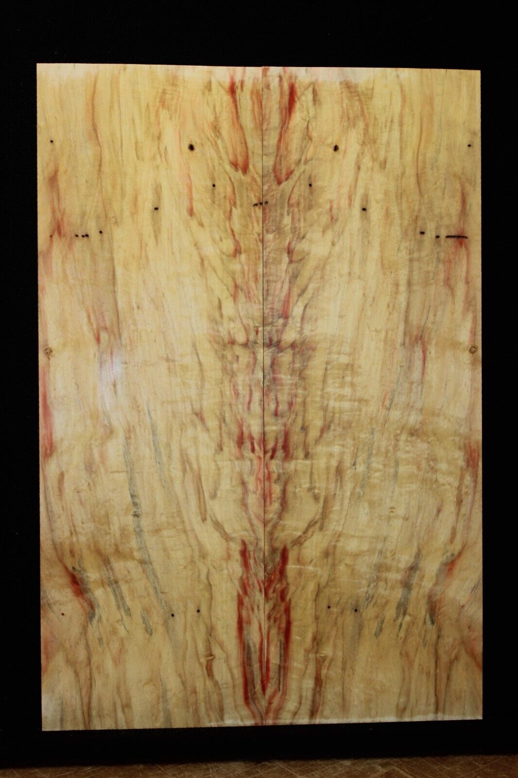 Figured box elder maple book matched guitar top. Stunning set