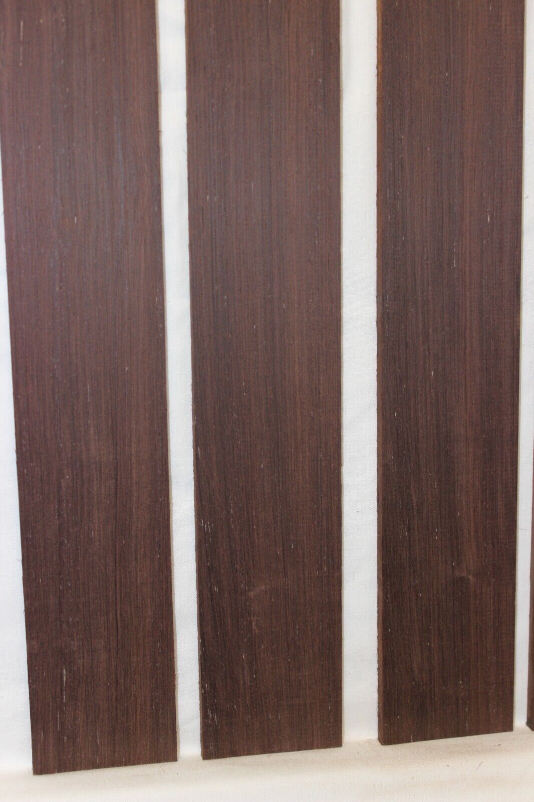 Madagascar rosewood guitar fingerboard blanks. B grade, minor flaws