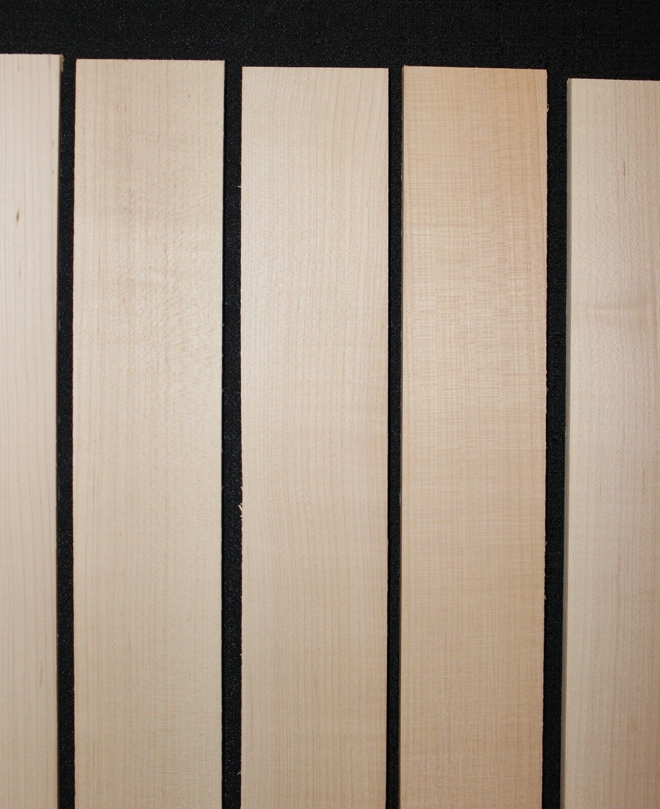 Quarter sawn hard maple (rock maple) guitar fingerboard blank. Sold individually