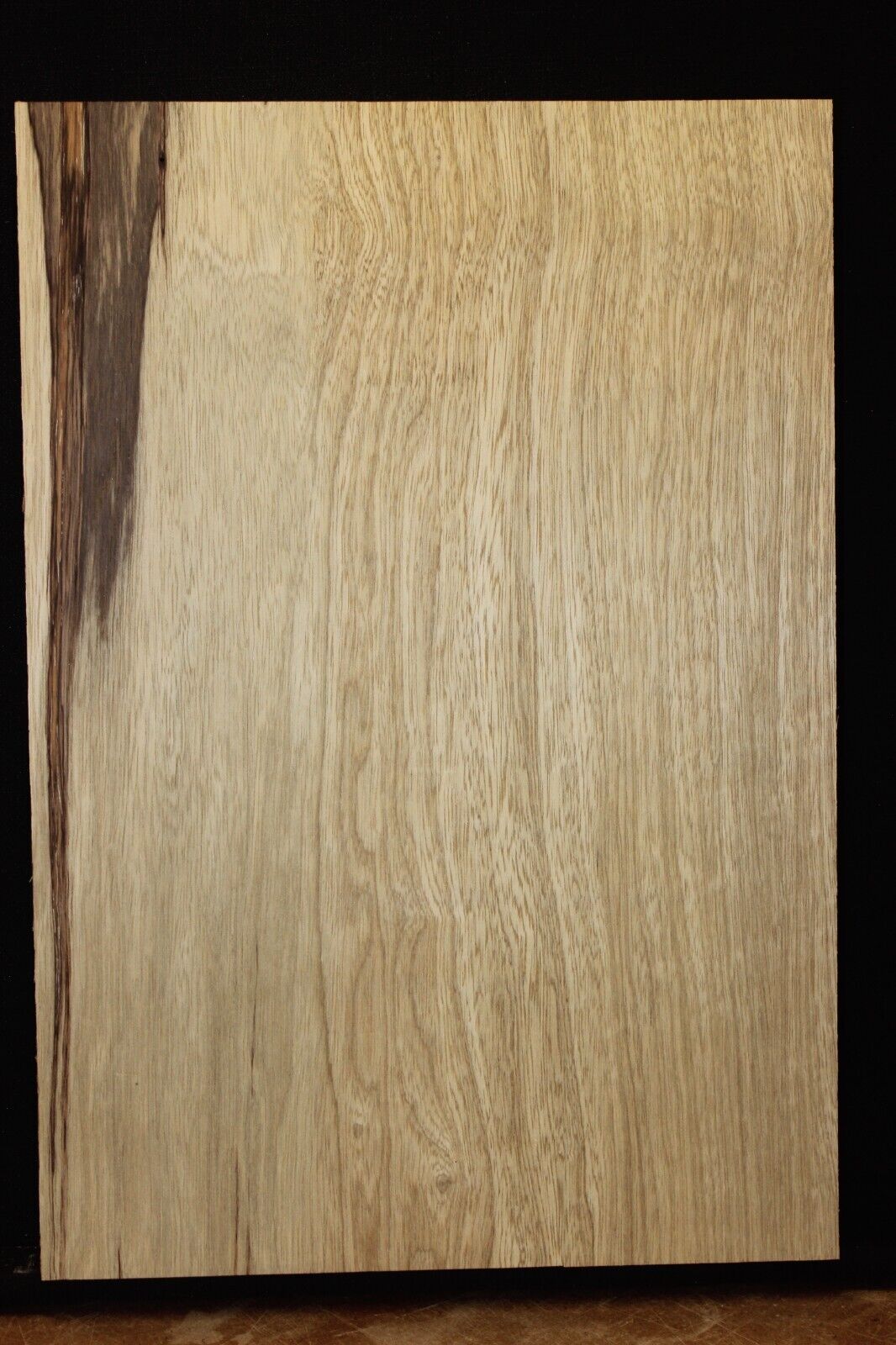 Black limba / korina one piece guitar body blank